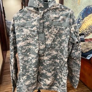 Digital Camo Military Battle Dress Uniform Top